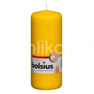 Válcová svíčka 15cm BOLSIUS žlutá