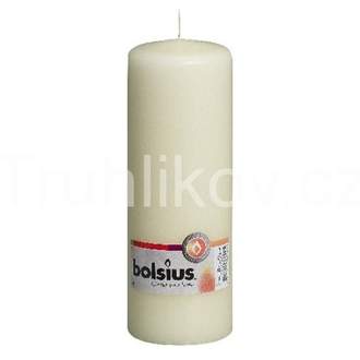 Válcová svíčka 20cm BOLSIUS slonová kost
