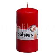 Válcová svíčka 12cm BOLSIUS červená