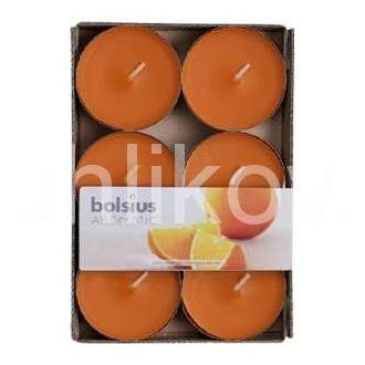 Čajová svíčka Maxi vonná BOLSIUS 6ks Juicy Orange