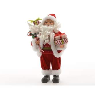Santa s dárky figurka 30cm