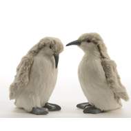 Dekorace tučňák pěnový s plyšem více druhů  20cm