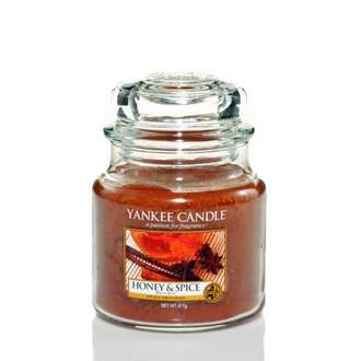 Svíčka YANKEE CANDLE 411g Honey & Spice
