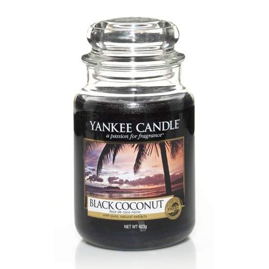Levně Svíčka YANKEE CANDLE 623g Black Coconut