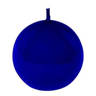 Svíčka koule metalická PLUS modrá