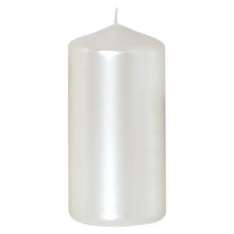 Válcová svíčka 12cm bílá