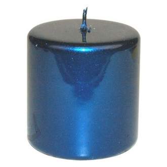 Válcová svíčka superlak 8cm modrá