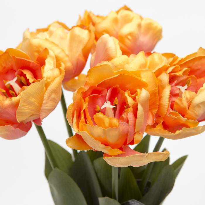 Tulipán MAXIMA řezaný umělý oranžový