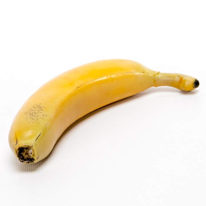 Banán umělý 18cm žlutý