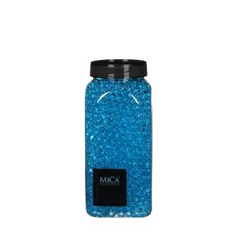 Dekorační perly mini modrá 650ml
