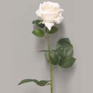 Růže DIJON řezaná umělá krémová 64cm