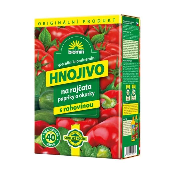 Levně Hnojivo Biomin na rajčata, papriky a okurky 1kg