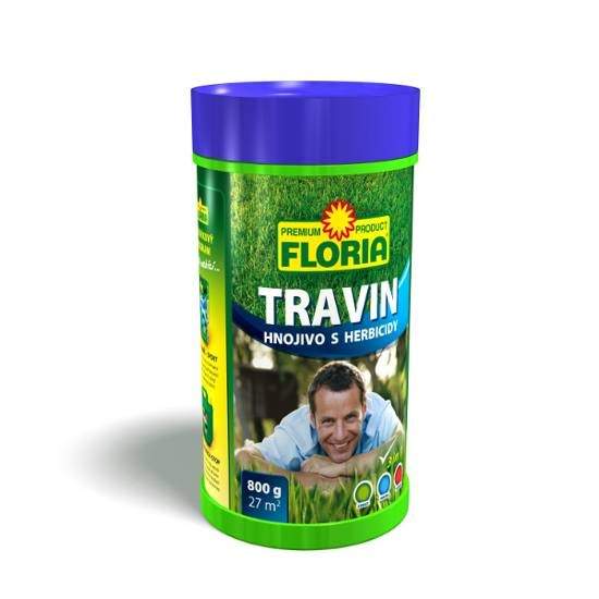 Levně FLORIA Travin 0,8 kg Zatočte s plevely v trávníku