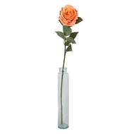 Růže DIJON řezaná umělá oranžová 64cm
