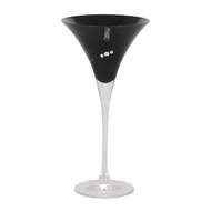 Sklenice na martini DIAMANTE BLACK SILHOUETTE 2ks sklo
