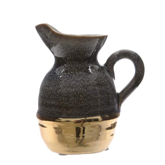 Levně Váza džbán keramický glazovaný 23cm