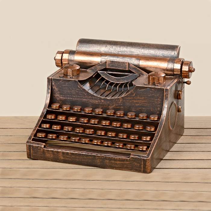Levně Dekorace psací stroj 37cm