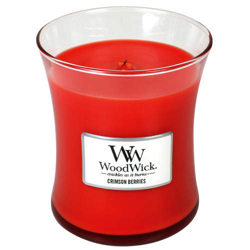 Levně Vonná svíčka WoodWick Červená jeřabina 275g