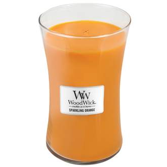 Vonná svíčka WoodWick Jiskřivý pomeranč 85g
