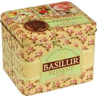 Čaj Basilur Present Pink sypaný v dóze 100g
