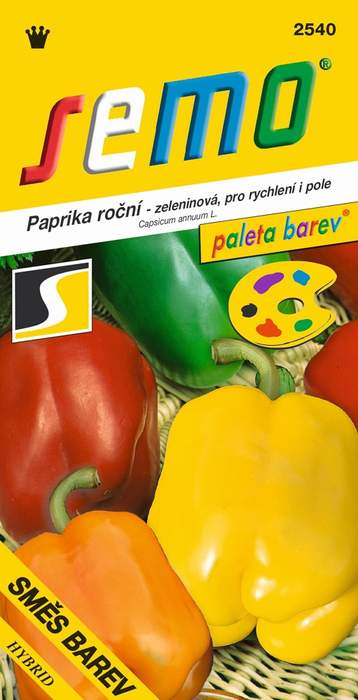 Paprika sladká směs barev F1 PALETA