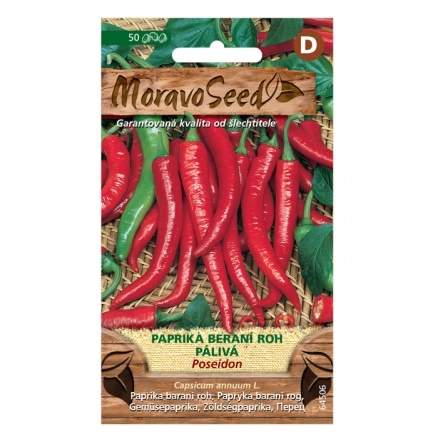 Paprika zeleninová POSEIDON beraní roh pálivá (MS)