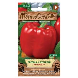 Paprika zeleninová PARADISE F1 rychlení (MS)