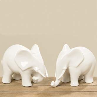 Slon porcelánový stojící BAHIA 12cm mix tvarů