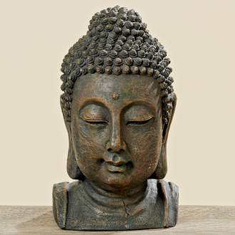 Buddha hlava polyresin 26cm