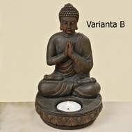 Svícen na čajovku Buddha polyresin