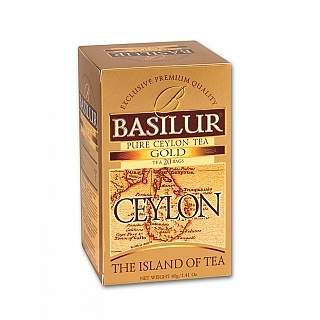 Levně Čaj Basilur Island of Tea Gold přebal 20x1,5g
