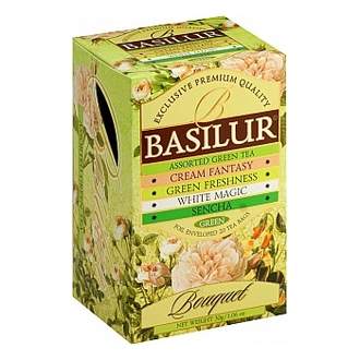 Čaj Basilur Green Bouquet 20x1,5g