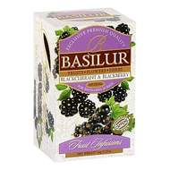 Čaj Basilur Fruit Blackcurrant & Blacberry 20x1,8g