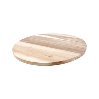 Prkénko dřevěné kuchyňské kulaté WOOD & FOOD 38,5cm