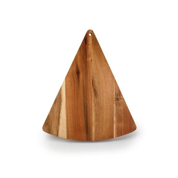 Levně Prkénko dřevěné trojúhelníkové 30cm