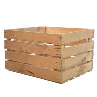 Přepravka dřevěná 50cm přírodní