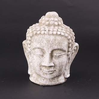 Buddha hlava cement 21,5 cm