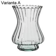 Svícen nebo váza skleněná HELGA 16cm mix tvarů