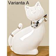 Kočka porcelánová FARINA 13cm mix tvarů