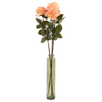 Růže DIJON řezaná umělá broskvová 64cm