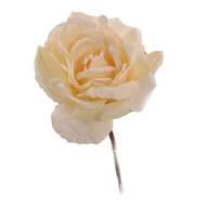 Růže NICOLAH řezaná umělá krémová 30cm