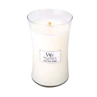 Vonná svíčka WoodWick White Tea & Jasmine 609g