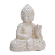 Buddha sedící hliněný 10,5 cm mix barev