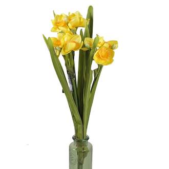 Narcis NOUVEL řezaný umělý 58cm žlutý