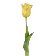 Tulipán SALLY řezaný umělý 45cm žlutý