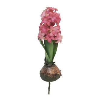 Hyacint s cibulí EREAC umělý 27cm tmavě růžový