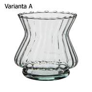 Váza skleněná HELGA 10cm čirá mix tvarů