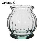 Váza skleněná HELGA 10cm čirá mix tvarů
