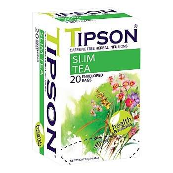 Levně Čaj TIPSON Health Teas Slim Tea 20x1,3g