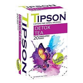 Levně Čaj TIPSON Health Teas Detox Tea 20x1,3g